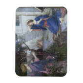 De Aankondiging door John William Waterhouse Magneet (Verticaal)