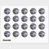 De Aankondiging door John William Waterhouse Ronde Sticker (Vel)