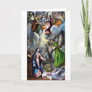 De aankondiging, El Greco, 1597-1600 Kaart