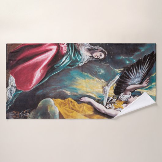 De aankondiging, El Greco Badhanddoek (Badhanddoek)