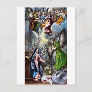 De aankondiging, El Greco Briefkaart