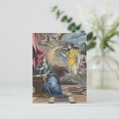 De aankondiging - El Greco Briefkaart (Staand voorkant)