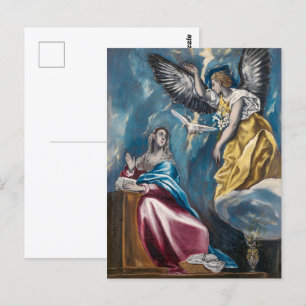 De aankondiging   El Greco   Briefkaart