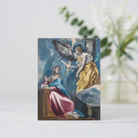 De aankondiging | El Greco | Briefkaart (Staand voorkant)