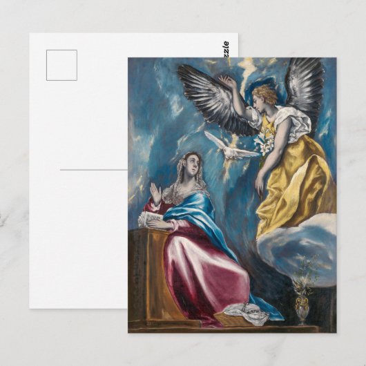 De aankondiging | El Greco | Briefkaart (Voorkant / Achterkant)