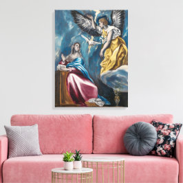 De Aankondiging | El Greco | Canvas Afdruk