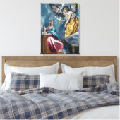 De Aankondiging | El Greco | Canvas Afdruk (Insitu (Slaapkamer))