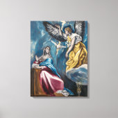 De Aankondiging | El Greco | Canvas Afdruk (Voorkant)