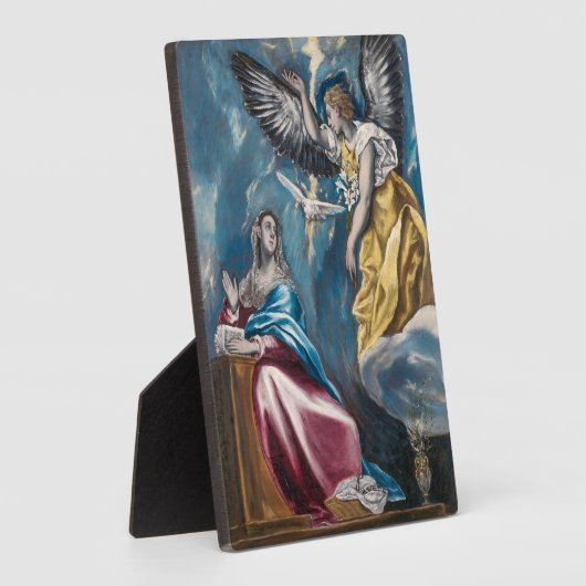 De aankondiging | El Greco | Fotoplaat (Zijkant)