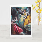 De aankondiging, El Greco Kaart (Gele Bloem)