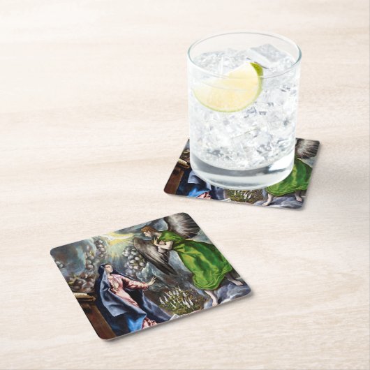 De aankondiging, El Greco Kartonnen Onderzetters (Insitu)