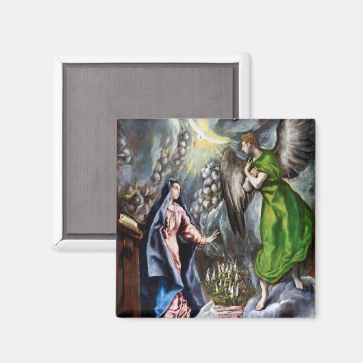 De aankondiging, El Greco Magneet (Voorkant / Achterkant)