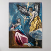 De aankondiging | El Greco | Poster (Voorkant)