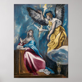 De aankondiging | El Greco | Poster