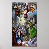 De aankondiging, El Greco Poster (Voorkant)