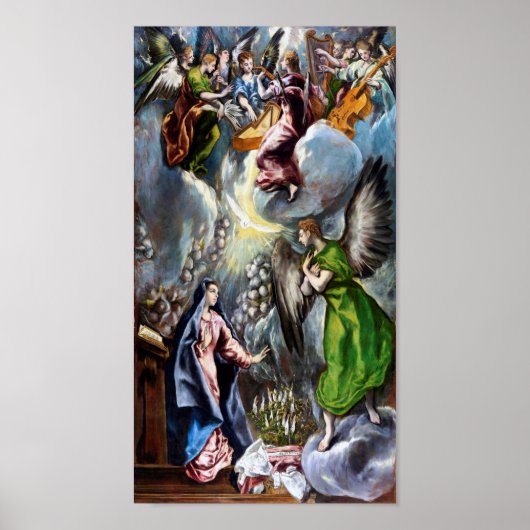 De aankondiging, El Greco Poster (Voorkant)