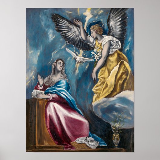 De Aankondiging | El Greco | Poster (Voorkant)