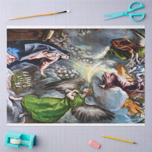 De aankondiging, El Greco Tissuepapier (Craft)