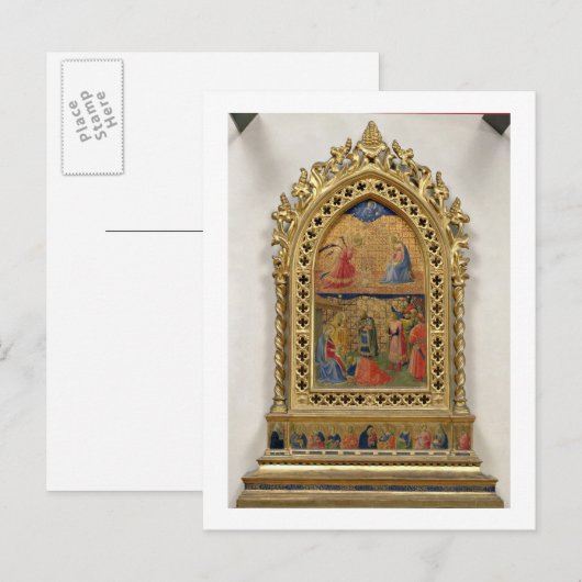 De aankondiging en de aanpassing van de Magi (de Briefkaart (Voorkant / Achterkant)