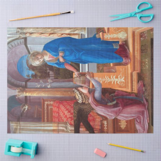 De aankondiging, Filippo Lippi, 1440 Tissuepapier (Craft)