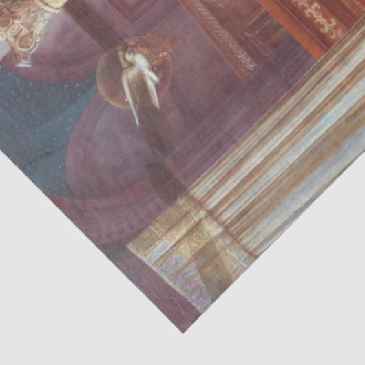 De aankondiging, Filippo Lippi, 1440 Tissuepapier (Detail)