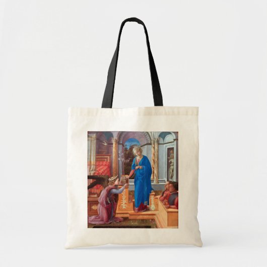 De aankondiging, Filippo Lippi, 1440 Tote Bag (Voorkant)