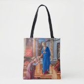 De aankondiging, Filippo Lippi, 1440 Tote Bag (Voorkant)