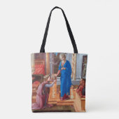 De aankondiging, Filippo Lippi, 1440 Tote Bag (Achterkant)