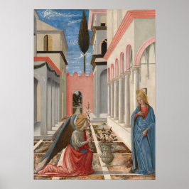 De Aankondiging - Fra Carnevale Fijne Kunst Poster