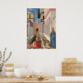 De Aankondiging - Fra Carnevale Fijne Kunst Poster (Keuken)