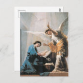 De aankondiging - Francisco José de Goya Briefkaart (Voorkant / Achterkant)