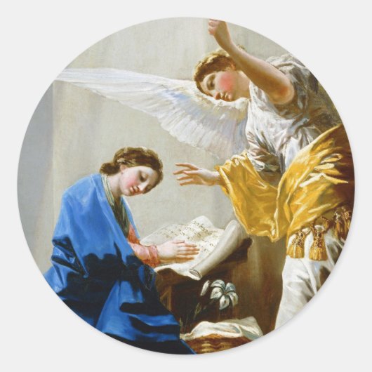 De aankondiging Francisco José de Goya fijne kunst Ronde Sticker (Voorkant)