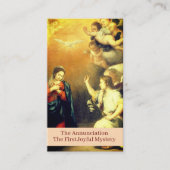 De Aankondiging Gebed Kaart (Voorkant)