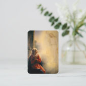 De Aankondiging Gebed Kaart (Staand voorkant)