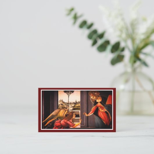 De Aankondiging Gebed Kaart (Staand voorkant)