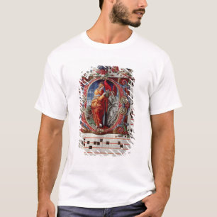 De aankondiging, gedateerd initiaal "O" T-shirt