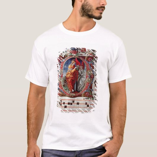De aankondiging, gedateerd initiaal "O" T-shirt (Voorkant)