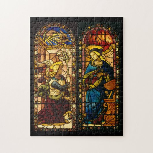 De aankondiging in meerdere kleuren legpuzzel (Verticaal)