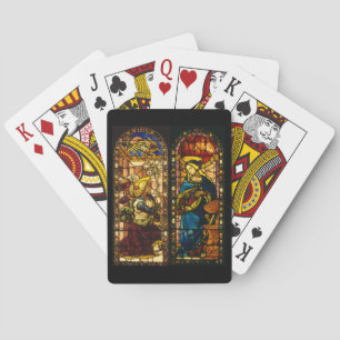 De Aankondiging in Meerdere Kleuren Pokerkaarten