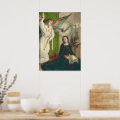 De aankondiging - Juan de Flandes Fine Art Poster (Keuken)