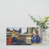 De aankondiging | Leonardo da Vinci | (Staand voorkant)