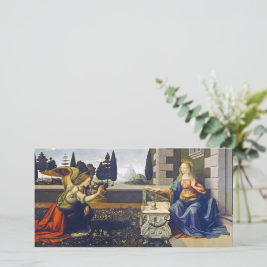 De aankondiging | Leonardo da Vinci | (Staand voorkant)