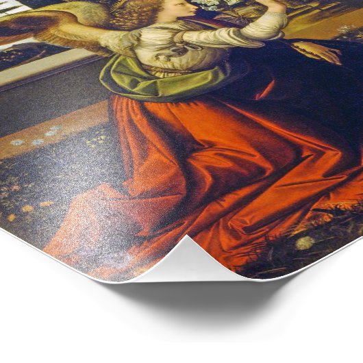 De aankondiging | Leonardo da Vinci | Foto Afdruk (Hoek)