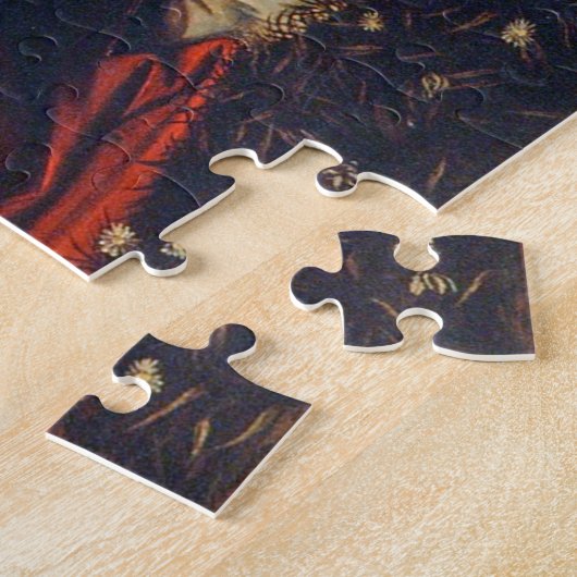 De aankondiging, Leonardo da Vinci Legpuzzel (Zijkant)