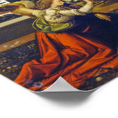 De aankondiging | Leonardo da Vinci | Poster (Hoek)