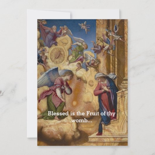 De aankondiging met kerst (Voorkant)