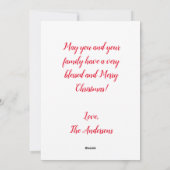 De aankondiging met kerst (Achterkant)