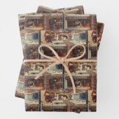 De Aankondiging, met Sint Emidius Inpakpapier Vel (In situ)