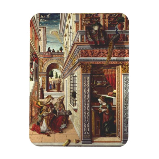 De Aankondiging, met Sint Emidius Magneet (Verticaal)