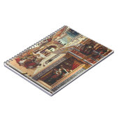 De Aankondiging, met Sint Emidius Notitieboek (Linkerzijde)